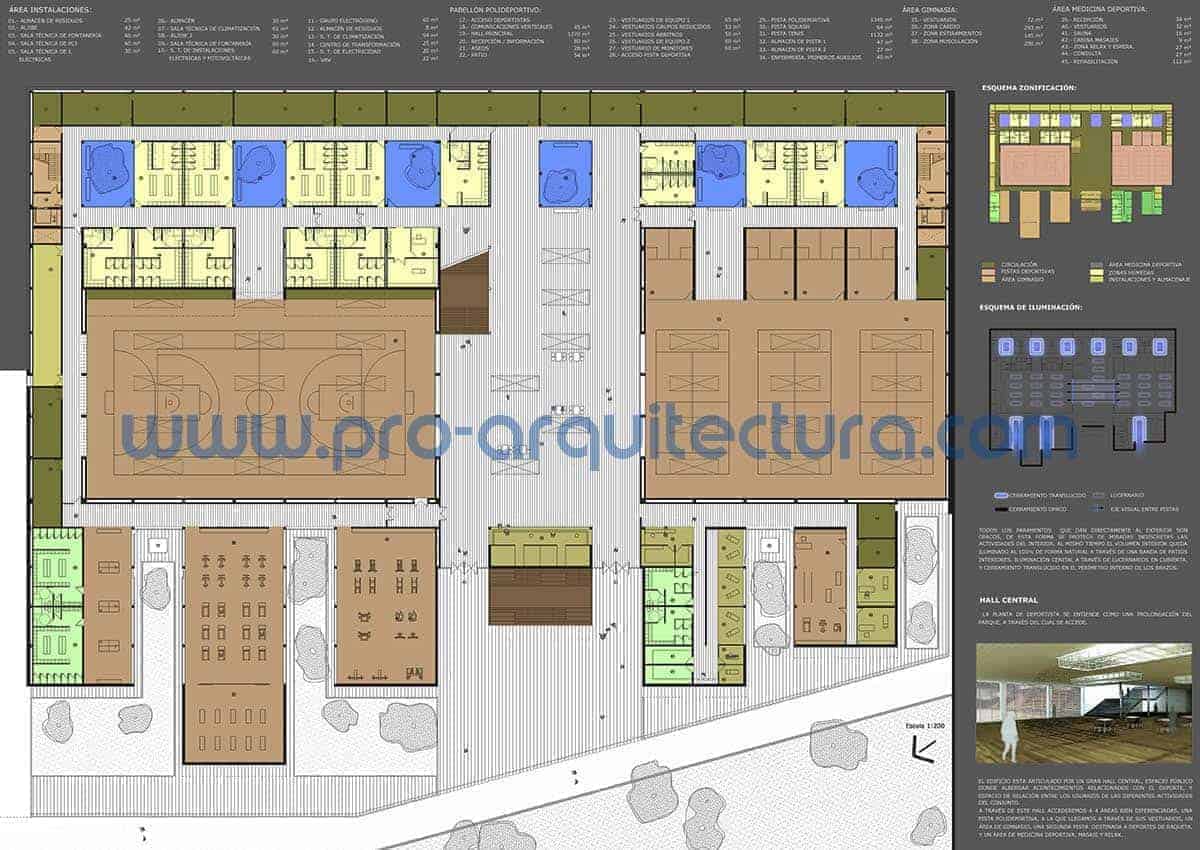 0011-05 Pabellón de deportes municipal - Proyecto Básico - Tu ayuda con la entrega del proyecto básico del pfc pfg tfg tfm de arquitectura.