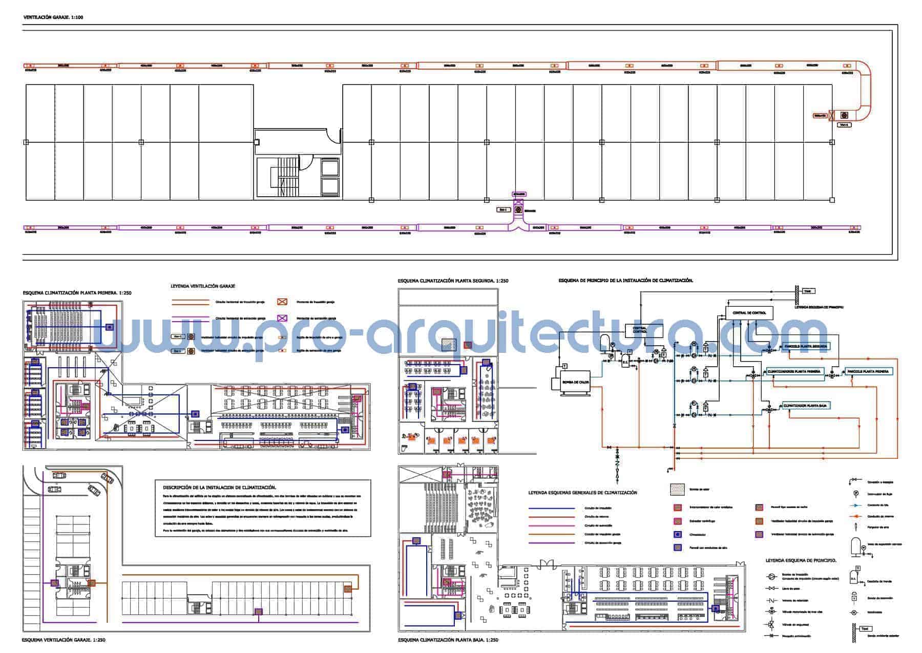 0026-01 Edificio uso biblioteca municipal. Plano de instalación. Tu ayuda con la entrega del pfc pfg tfg tfm de arquitectura.