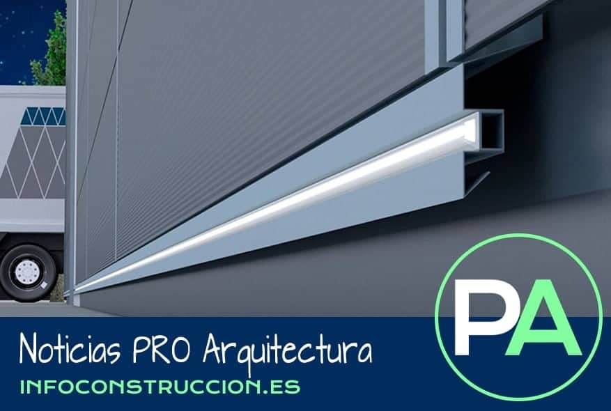 Noticias PRO Arquitectura. Paneles sándwich con iluminación integrada.