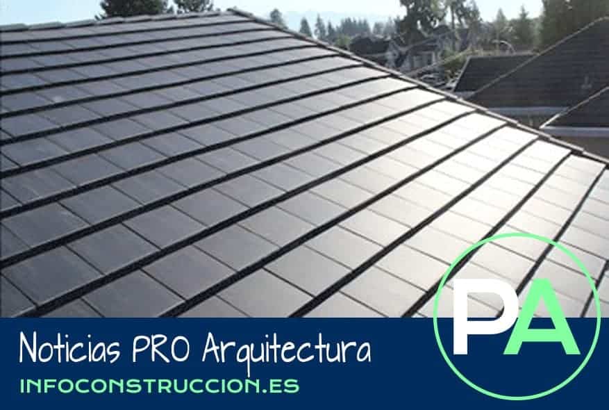 Noticias PRO Arquitectura. Teja con modulo solar PV integrado.