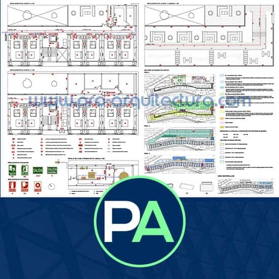 PRO Arquitectura - Ayuda con la instalación de protección contra incendios PCI del PFC PFG TFG TFM.